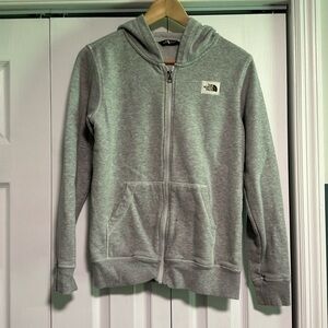 The north face zip up hoodie